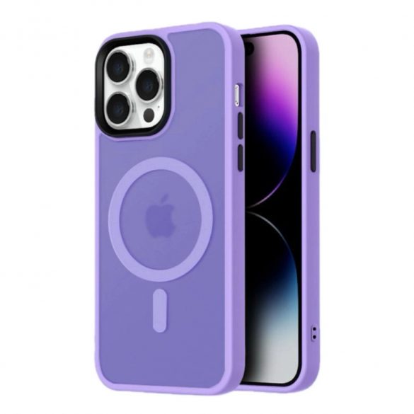 Husă Fashion MagSafe pentru iPhone 16 - violet