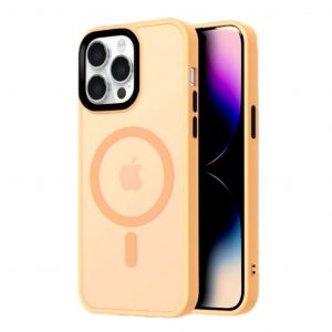 Husă Fashion MagSafe pentru iPhone 16 Pro Max - portocalie