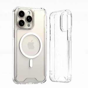 Husă de colț transparentă MagSafe pentru iPhone 16 Plus - transparentă