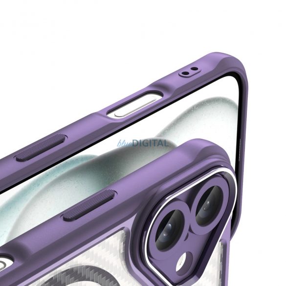 Carcasă compatibilă Leading Series MagSafe pentru iPhone 16 - violet