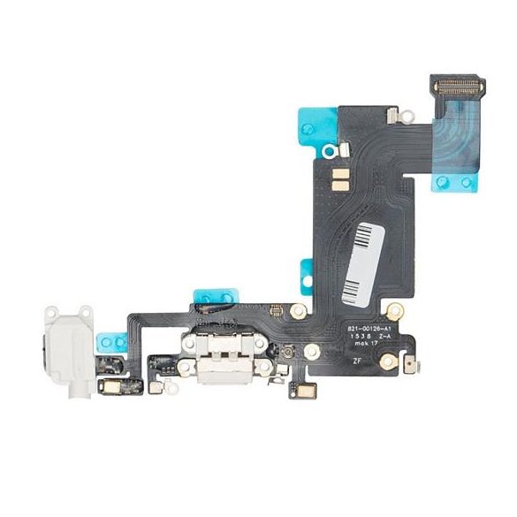 FLEX IPHONE 6S PLUS CU CONECTOR DE ÎNCĂRCARE ALB [HQ]