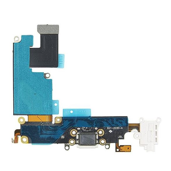 FLEX IPHONE 6 PLUS CU CONECTOR DE ÎNCĂRCARE ALB