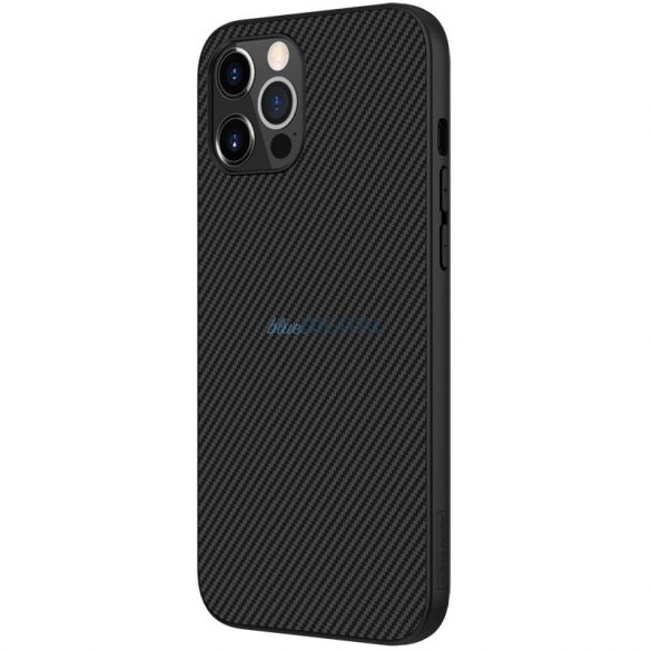 Nillkin Synthetic Fiber Husă Husă blindat pentru iPhone 12 Pro Max negru