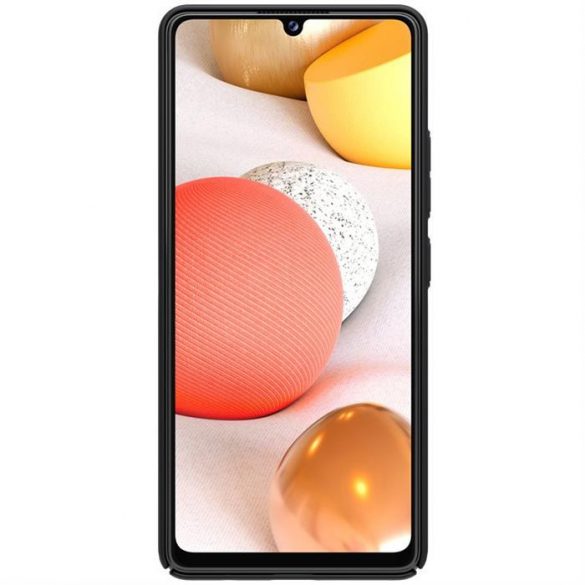 Husa Nillkin Super Frosted Shield + suport pentru Samsung Galaxy A42 5G negru