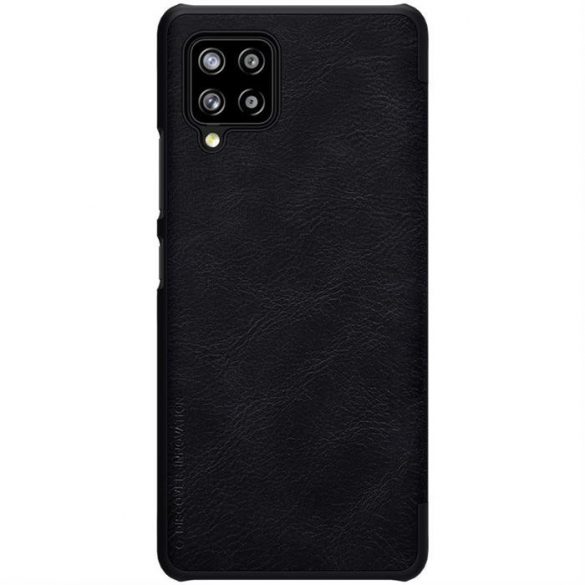 Husa originala din piele Nillkin Qin pentru Samsung Galaxy A42 5G neagra