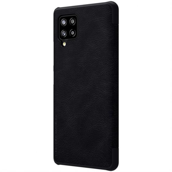 Husa originala din piele Nillkin Qin pentru Samsung Galaxy A42 5G neagra