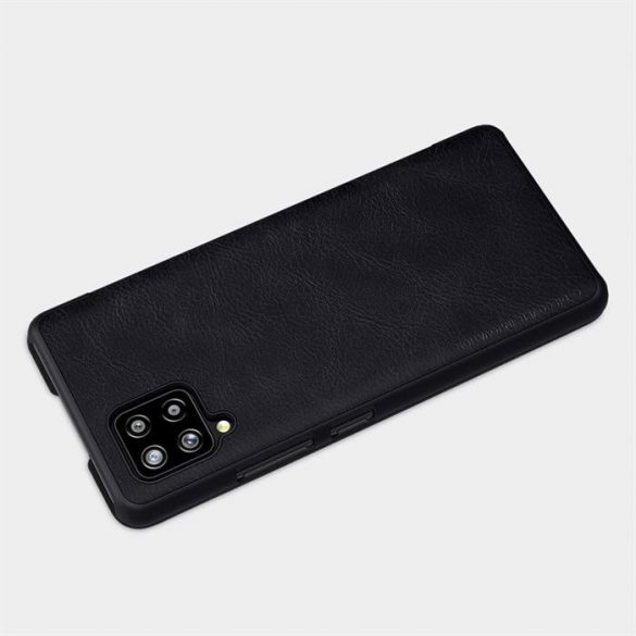 Husa originala din piele Nillkin Qin pentru Samsung Galaxy A42 5G neagra