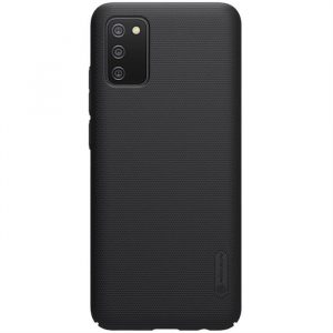 Nillkin Super Frosted Shield husă + kickstand pentru Samsung Galaxy A02s EU negru