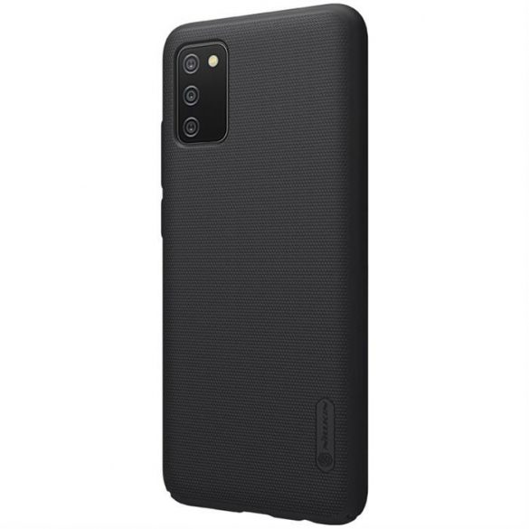 Nillkin Super Frosted Shield husă + kickstand pentru Samsung Galaxy A02s EU negru