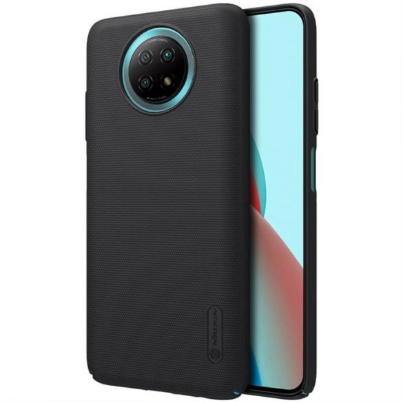 Husă Nillkin Super Frosted Shield + suport pentru Xiaomi Redmi Note 9T 5G negru