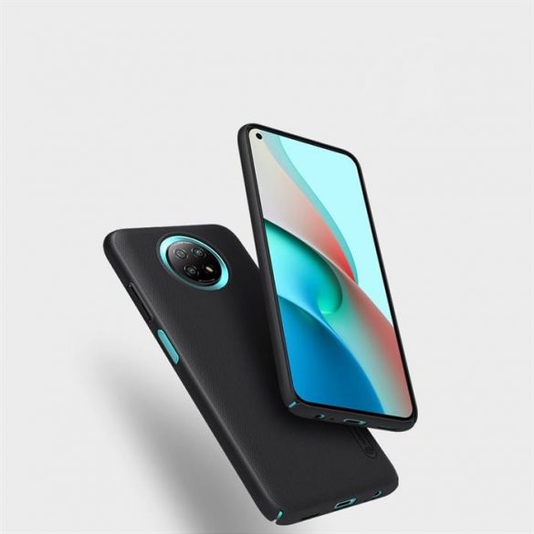 Husă Nillkin Super Frosted Shield + suport pentru Xiaomi Redmi Note 9T 5G negru