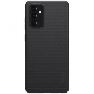 Nillkin Super Frosted Shield husă + kickstand pentru Samsung Galaxy A72 4G negru