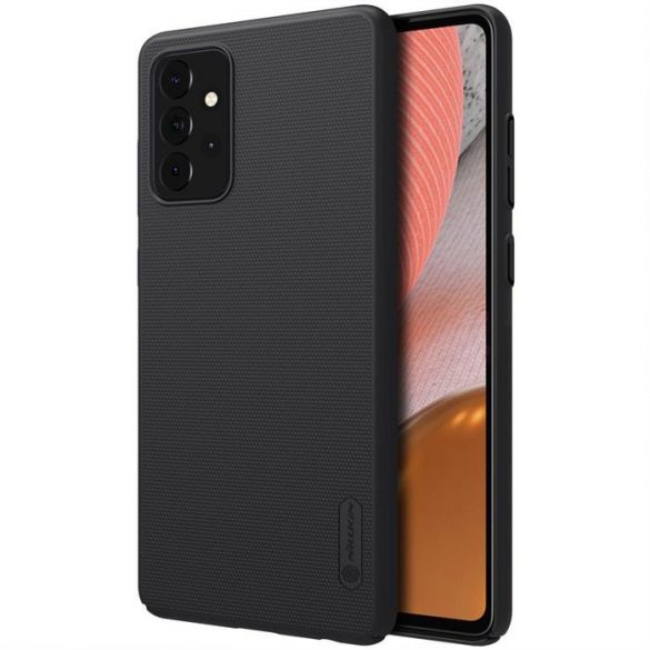 Nillkin Super Frosted Shield husă + kickstand pentru Samsung Galaxy A72 4G negru