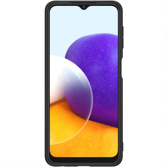 Husă Nillkin Textured Case cu cadru de gel și nailon pe spate Samsung Galaxy A22 4G negru