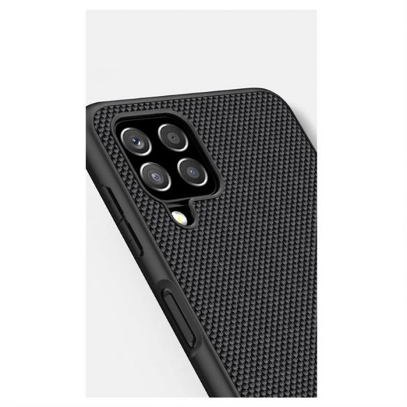 Husă Nillkin Textured Case cu cadru de gel și nailon pe spate Samsung Galaxy A22 4G negru