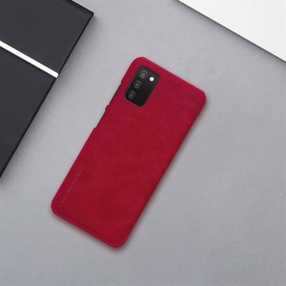 Nillkin Qin husă original din piele Husă pentru Samsung Galaxy A03s maro