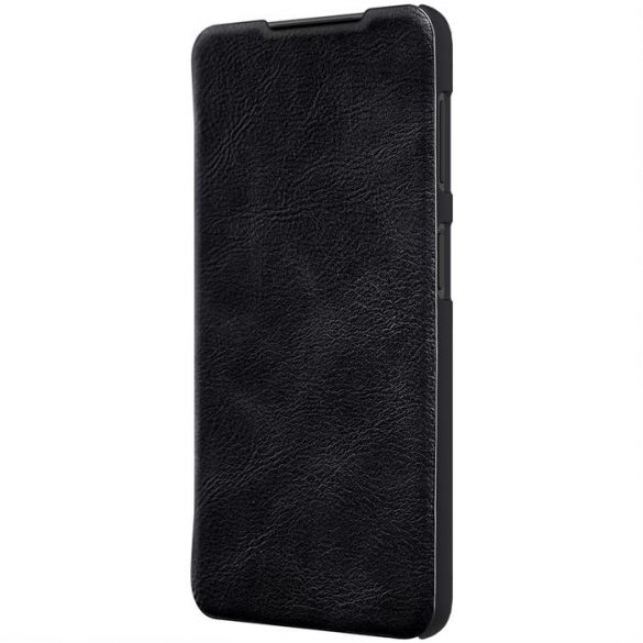 Nillkin Qin husă original din piele Husă pentru Samsung Galaxy A22 4G negru