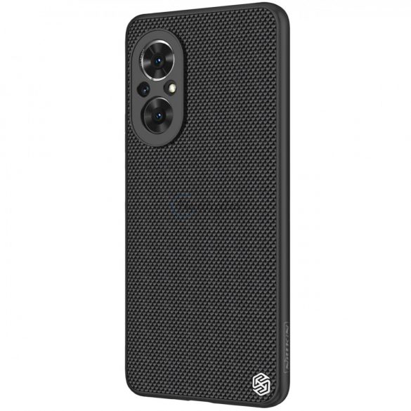 Nillkin Textured Case o husă întărită durabilă, cu un cadru de gel și nailon pe spate Honor 50 SE negru