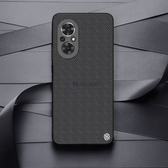 Nillkin Textured Case o husă întărită durabilă, cu un cadru de gel și nailon pe spate Honor 50 SE negru