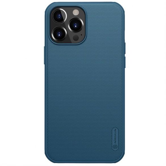 Husa Nillkin Super Frosted Shield Pro rezistenta pentru iPhone 13 Pro Max albastra