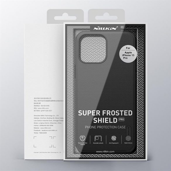 Nillkin Super Frosted Shield husă + kickstand pentru iPhone 13 Pro negru