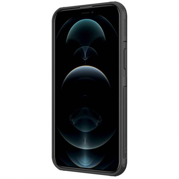 Nillkin Cyclops Case husă durabilă pentru telefon cu husă pentru cameră și suport pliabil iPhone 13 Pro negru