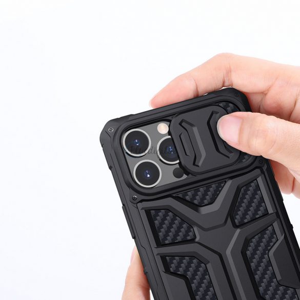 Husa Nillkin Adventruer Case pentru iPhone 13 Pro husa blindata cu husa pentru camera neagra