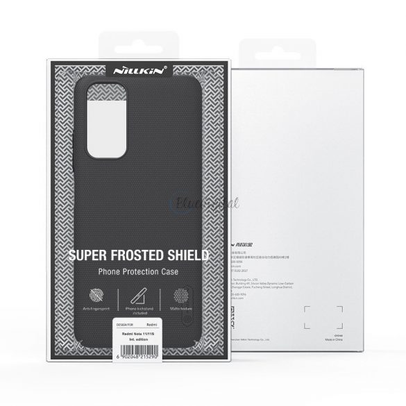 Nillkin Super Frosted Shield Durable Husă Husă Xiaomi Redmi Note 11T 5G / Note 11S 5G / Note 11 5G (China) / Poco M4 Pro 5G negru