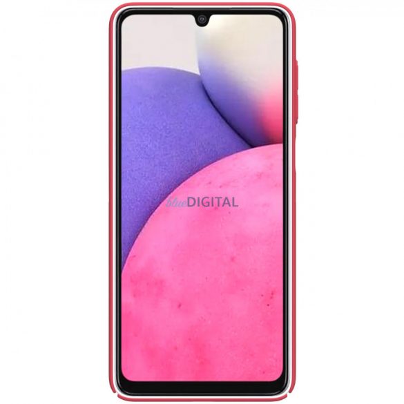 Nillkin Super Frosted Shield Husă întărită Husă + suport Samsung Galaxy A33 5G roșu