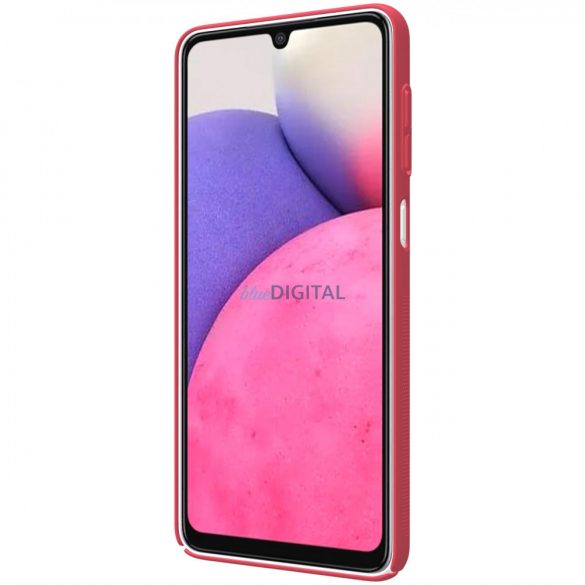 Nillkin Super Frosted Shield Husă întărită Husă + suport Samsung Galaxy A33 5G roșu