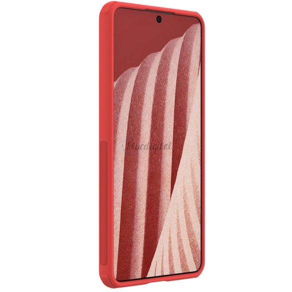 Husa rezistenta Nillkin Super Frosted Shield Pro pentru Samsung Galaxy A73 rosie