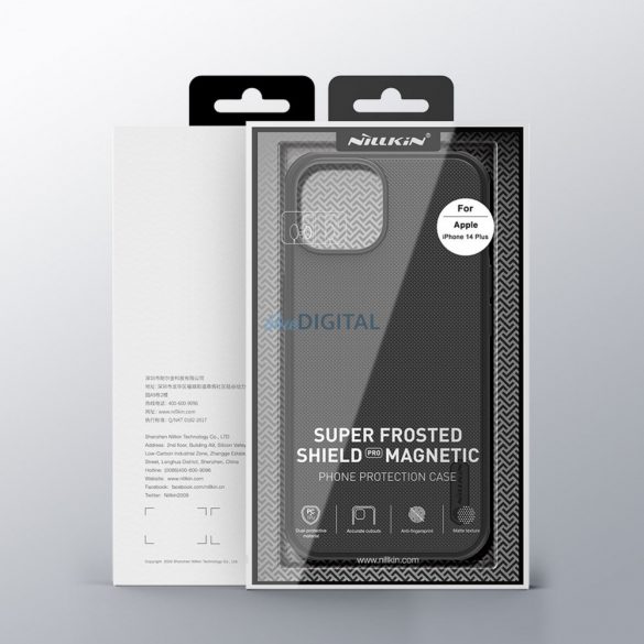 Nillkin Super Frosted Shield Pro Magnetic Husă iPhone 14 Plus 6.7 2022 Negru