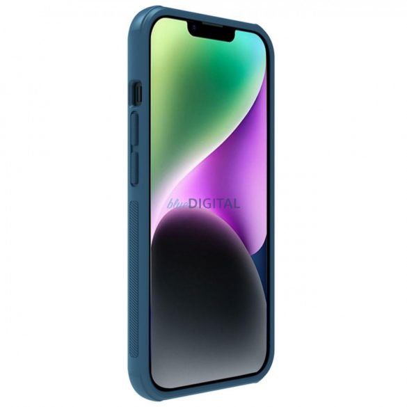 Husă magnetică Nillkin Super Frosted Shield Pro iPhone 14 Plus 6.7 2022 Albastru