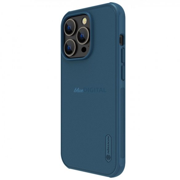 Husă magnetică Nillkin Super Frosted Shield Pro iPhone 14 Pro Max 6.7 2022 Albastru