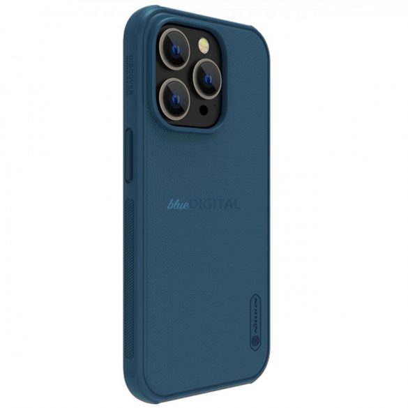 Husă magnetică Nillkin Super Frosted Shield Pro iPhone 14 Pro Max 6.7 2022 Albastru