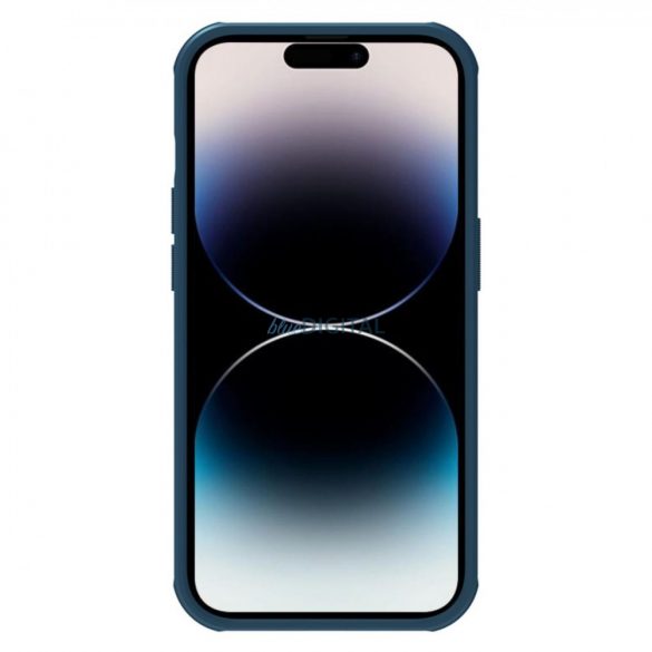 Husă magnetică Nillkin Super Frosted Shield Pro iPhone 14 Pro Max 6.7 2022 Albastru