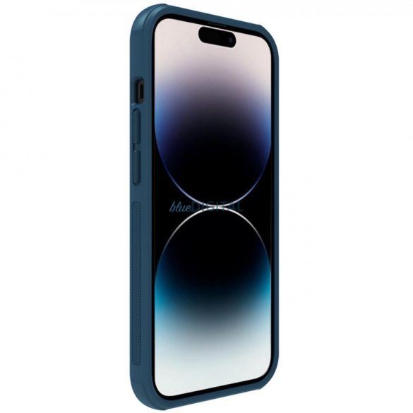 Husă magnetică Nillkin Super Frosted Shield Pro iPhone 14 Pro Max 6.7 2022 Albastru