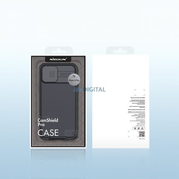 Husă magnetică Nillkin CamShield Pro iPhone 14 Plus 6.7 2022 Albastru