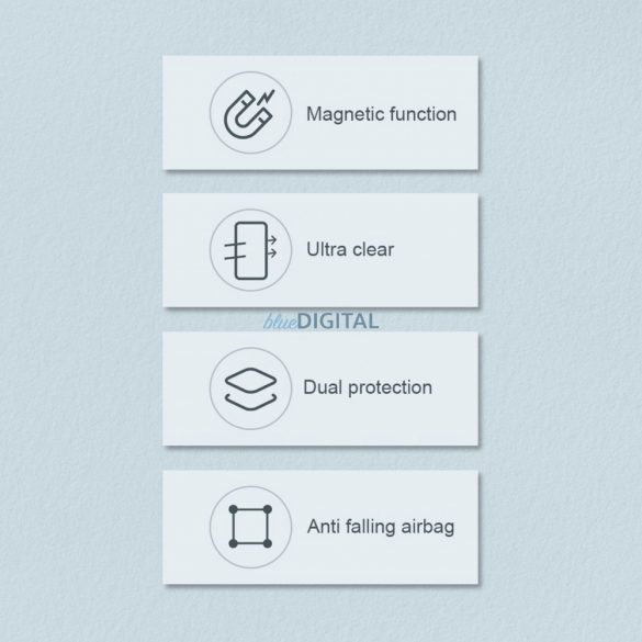 Husă magnetică Nillkin Nature Pro pentru iPhone 14 Plus Husă transparentă magnetică MagSafe