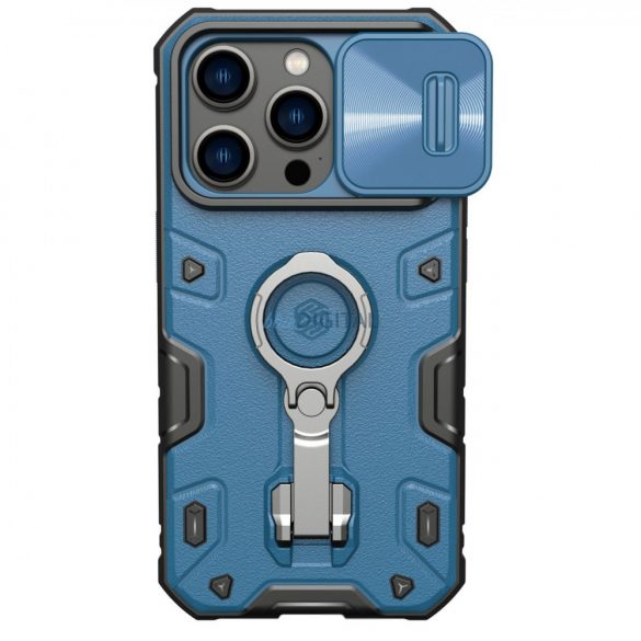 Nillkin CamShield Armor Pro Magnetic Husă pentru iPhone 14 Pro Magnetic MagSafe Husă cu Camera Husă albastru