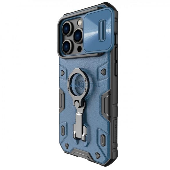 Nillkin CamShield Armor Pro Magnetic Husă pentru iPhone 14 Pro Magnetic MagSafe Husă cu Camera Husă albastru