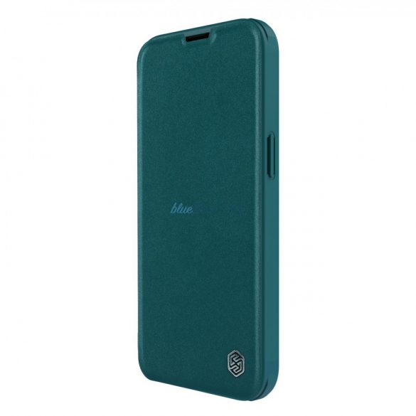 Husă din piele Nillkin Qin Pro - piele simplă iPhone 14 Plus 6.7 2022 Verde exuberant