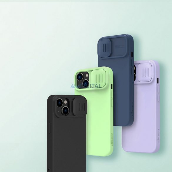 Husă Nillkin CamShield Silky din silicon pentru iPhone 14 6.1 2022 Verde mentă