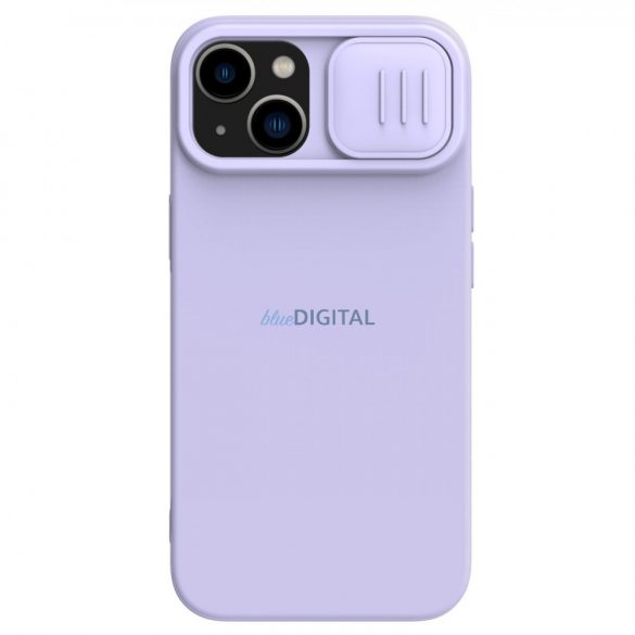 Husă Nillkin CamShield din silicon magnetic Husă magnetică MagSafe pentru iPhone 14 Plus cu husă pentru cameră violet