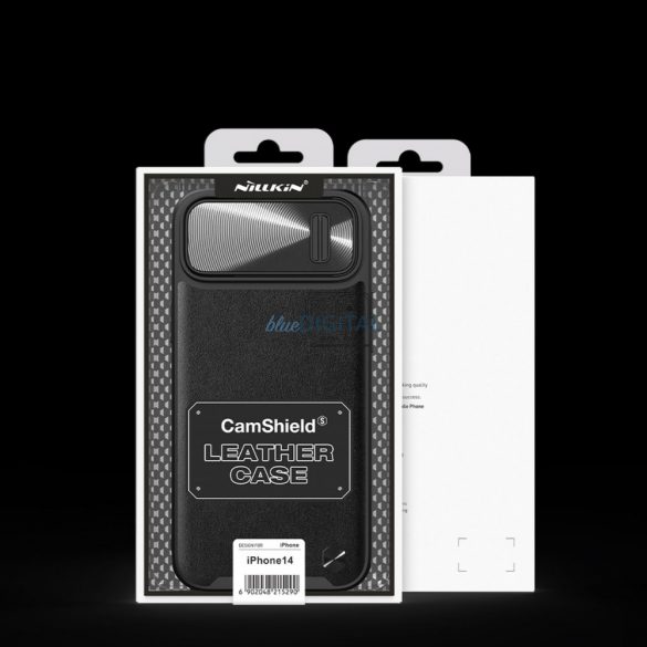 Nillkin CamShield Husă din piele S iPhone 14 6.1 2022 Negru