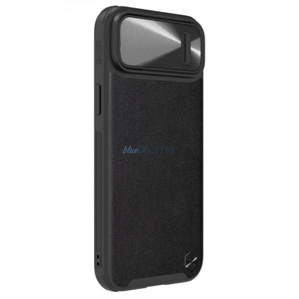 Husă Nillkin CamShield Leather S Husă iPhone 14 Plus cu husă pentru cameră neagră