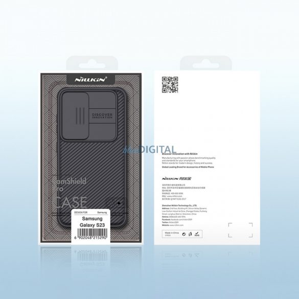 Husă Nillkin CamShield Pro pentru Samsung Galaxy S23 cu Husă pentru cameră foto negru