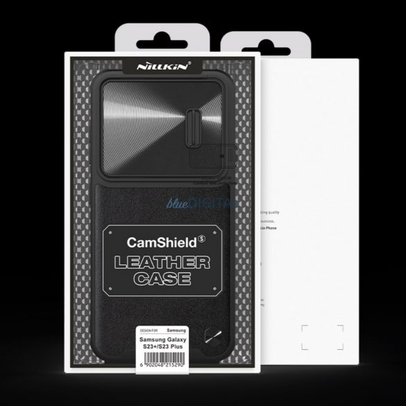 Husă Nillkin CamShield din piele S pentru husă Samsung Galaxy S23 cu husă pentru cameră neagră