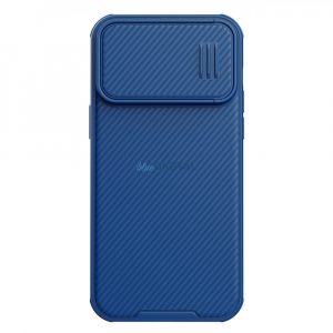 Husa Nillkin CamShield S Case pentru iPhone 14 Pro Max husa blindata husa camera albastra