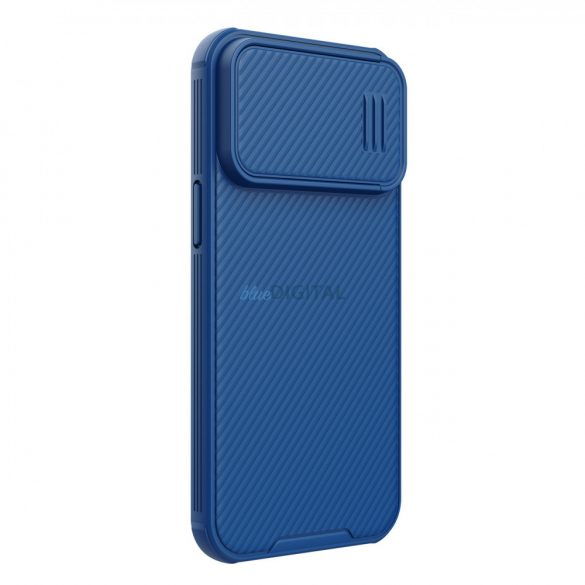 Husa Nillkin CamShield S Case pentru iPhone 14 Pro Max husa blindata husa camera albastra